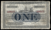 One Pound, 1 July 1915, A 98257, signature uncertain (NR 31; Pick A68). Good fine 	£600-800