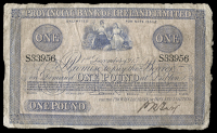 One Pound, 1 December 1915, S 33956, signature uncertain (PR 65; Pick A116b). Good fine 	£600-800

