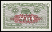 Ten Pounds, 10 April 1946, uniface proof on paper, no prefix, signature of G.A. Kennedy, perforated cancelled at...