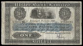 One Pound, 1 June 1927, no. 1210120, signature of H. Gore (UB 40; Pick –). Pinholes, otherwise good fine to about...