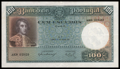 Banco de Portugal, One Hundred Escudos, 13 March 1941, AKB 02820 (Pick 150). Good very fine 	£80-100
