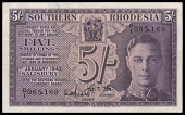 Currency Board, Five Shillings, 1 January 1943, D/1 065169, signature of A.W. Bessle (Pick 8). Crisp good very fine...