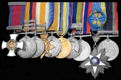The Great War D.S.O. group of ten awarded to Lieutenant-Colonel Samuel Hutchins, Royal Irish Regiment, who served on...