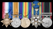 Five: Major Ralf Sumner Gibson, Royal Marines Light Infantry, the only Marine to qualify for the ‘Mandal’ clasp...