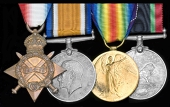 Four: Corporal T. Dempster, Royal Air Force, late Royal Flying Corps, one of a handful of R.F.C. recipients of the...