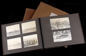Photograph Albums (3), containing a rare collection of sepia photographs, mostly annotated, taken by Dr T. W....