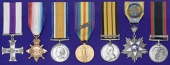 The rare Senussi operations M.C. group of seven awarded to Lieuenant John Davies Lawrence, Manchester Regiment, who...