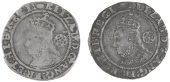 Elizabeth I (1558-1603), Sixth issue, 1594 (2), mm. tun, reads elizad, 2.67g/6h; mm. woolpack, 3.13g/11h, both bust...
