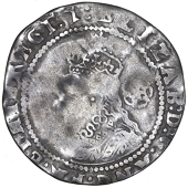 Elizabeth I (1558-1603), Seventh issue, 1601/159–, mm. 1, bust 6C, 2.50g/2h (N 2015; S 2585). Crimped, fair to...