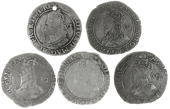Charles I (1625-1649), Tower mint, 1625 (5), all Gp A, mm. lis, g of d g omitted, 2.59g/5h (SCBI Brooker 575B, same...