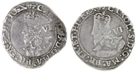 Charles I (1625-1649), Tower mint, Gp E (2), both mm. anchor (obvs. to right, revs., to right and left), single...