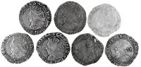 Charles I (1625-1649), Tower mint, Gp F (7), all mm. triangle, small cross-ends (3), large cross-ends (4) (SCBI...