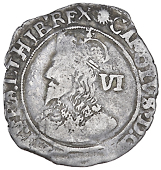 Charles I (1625-1649), Tower mint, Gp G, mm. sun (over eye), large squat bust, 2.74g/4h (SCBI Brooker 655, this...