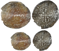 Stephen (1135-1154), Eustace, Penny, York, ‘Ornamented’ series, knight standing right, holding sword upright,...