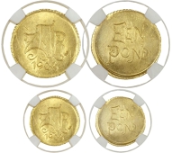 South Africa, Schalk Burger, Veld Pond, 1902 (Hern Z54; KM. 11; F 4). Practically mint state 	£20,000-25,000