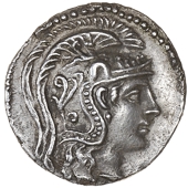 Greek coinage, Attica, Athens, ‘new style’, Tetradrachm, 143-142, magistrates Phanokles, Apollonios and...