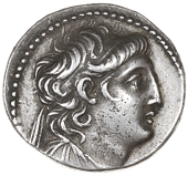 Greek coinage, Seleukid Kings of Syria, Antiochos VII (138-129), Tetradrachm, Tyre, c. 139/8, diademed and draped...