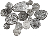 Greek coinage, Miscellaneous, Greek silver (17), including Lydia, Phoenicia, etc [17]. Fine to very fine  	£150-200