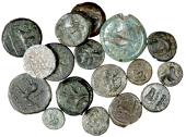 Greek coinage, Miscellaneous, Greek bronzes (18), including Ephesus, Æ 18 [18]. Fine to very fine 	£40-60