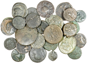 Greek coinage, Greek Multiple Lots, Greek bronzes (28), including issues of Sicily, Egypt and the Seleucid Kingdom...