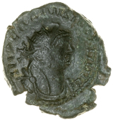 Roman Imperial coins, Carausius (286-293), Antoninianus, Rotomagus, radiate, draped and cuirassed bust right, rev....
