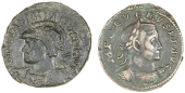 Roman Imperial coins, Miscellaneous, Maximianus, Follis, Lugdunum (Sear 3634 var); Severus II, Follis, Trier [2]....
