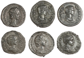 Roman Imperial coins, Miscellaneous, Denarii (6), of Orbiana, Julia Paula, Julia Mamæa, Plautilla and Julia Domna...