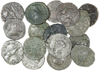 Roman Imperial coins, Miscellaneous, Antoninianii (16), of Philip I, Gordian III, Volusian, Valerian I and II,...