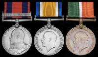 Three: Captain H. Manley, Mercantile Marine

Transport 1899-1902, 1 clasp, S. Africa 1899-1902  (H. Manley);...