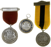 Long Service, HAMPSHIRE, Bournemouth Gas & Water Co, a silver award medal for 25 Years Service by Fattorini,...
