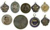 Music, LONDON, London Academy of Music (Est. 1867), enamelled silver badges by J.A. Restall (2), named (Marion...