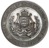 Music, SURREY and SOUTH-WEST LONDON, Balham & Streatham Musical Festival, a silver award medal, unsigned, lyre on...