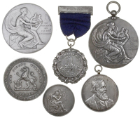 Music, The Tonic Sol-Fa Movement, Pioneer’s Medal, a silver award by J. Pinches, bust of John Curwen right, rev....