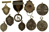 Music, United Kingdom Alliance of Professional Teachers of Dancing, a silver-gilt and enamel badge by Fattorini,...