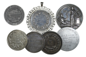Photography, Amateur Photographic Association (Est. 1861), a silver award medal by J.A. Restall, semi-naked female...