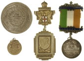 Royal Events, George V, Coronation, 1911, a gold medalet by A. Halliday for Elkington on behalf of the Borough of...