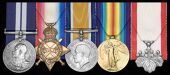 A rare Great War D.S.M. group of five awarded to Able Seaman R. C. Trevithick, Royal Navy, also a recipient of the...