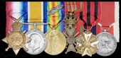 Six: Major J. L. Clowes, Machine Gun Corps, late King’s Royal Rifle Corps

1914-15 Star (2 Lieut., K.R. Rif....
