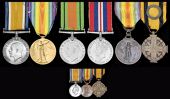 Six: Commander F. C. L. Halliday, Royal Navy

British War and Victory Medals (Mid., R.N.) this pair mounted as...