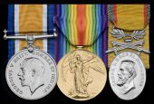 Three: Acting Corporal A. Jappe, Royal Engineers

British War and Victory Medals (33044 A. Cpl., R.E.); Romania,...