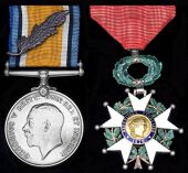 Pair: Lieutenant-Colonel P. L. Grove, Cheshire Regiment

British War Medal 1914-20, M.I.D. oak leaf (Lt. Col.);...