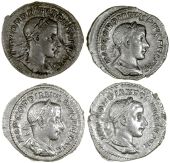 Roman Imperial coins, Gordian III (238-244), Denarius, laureate, draped and cuirassed bust right, rev. AETERNITATI...