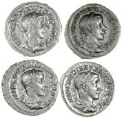 Roman Imperial coins, Gordian III (238-244), Denarius, laureate, draped and cuirassed bust right, rev. VIRTVTI...