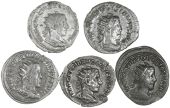 Roman Imperial coins, Volusian (251-253), Antoninianus, Antioch, radiate, draped and cuirassed bust right, rev....