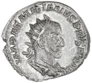 Roman Imperial coins, Æmilian (253), Antoninianus, radiate, draped and cuirassed bust right, rev. ERCVL VICTORI,...