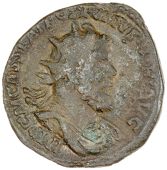 Roman Imperial coins, Postumus (259-268), Sestertius, Cologne, radiate, draped and cuirassed bust right, IMP C M...