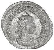 Roman Imperial coins, Macrianus (260-261), Antoninianus, uncertain Syrian mint, radiate, draped and cuirassed bust...
