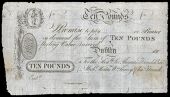 Co. DUBLIN, Dublin, Ffrenchs Bank, Ten Pounds, 180-, unissued, on watermarked paper for Hon. Sir Thomas Ffrench...