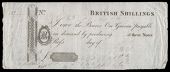 Co. Wexford, Ross, unissued tradesman note in British Shillings which would be redeemable for ‘One Guinea on...