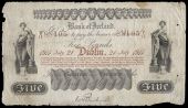 Five Pounds, 21 July 1914, T/ 11 88103, signature of W.H. Baskin (BA 67a; Pick A26b). Two spindle holes right side,...